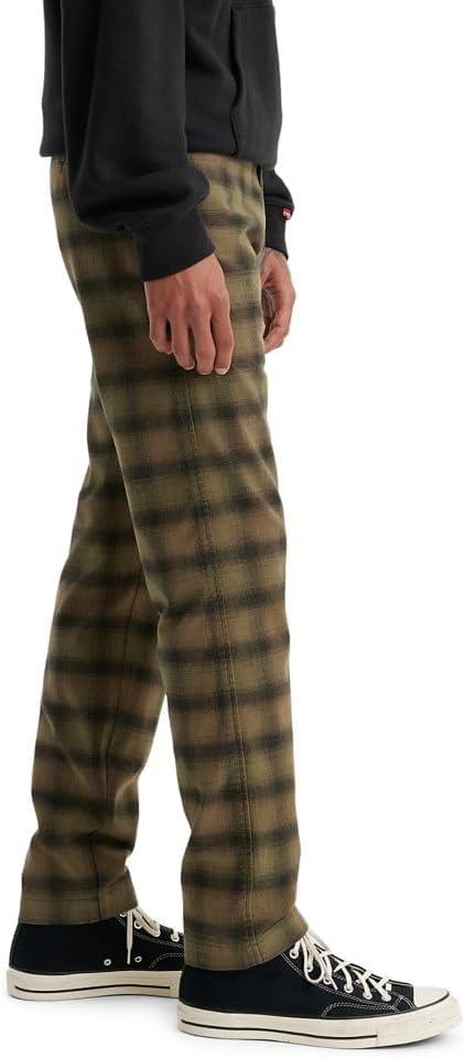 imageLevis Mens Xx Standard Tapered Chino Pants Also Available in Big amp TallNew Clyde Plaid Meteorite