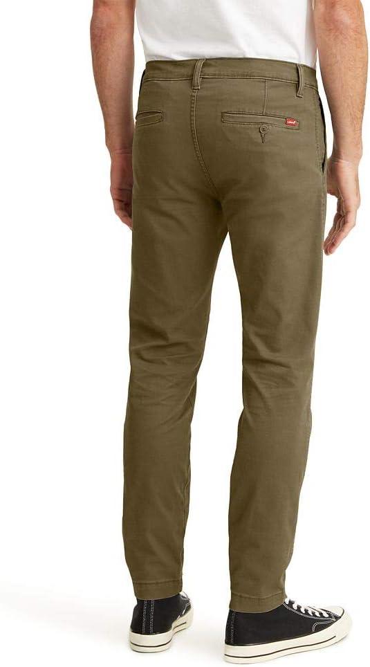imageLevis Mens Xx Standard Tapered Chino Pants Also Available in Big amp TallOlive Night Stretch Twill