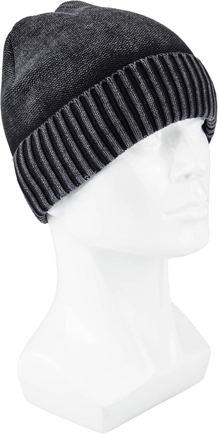 imageLevis Unisex Adult Knit Cuffed All Season Beanie HatWashed Black