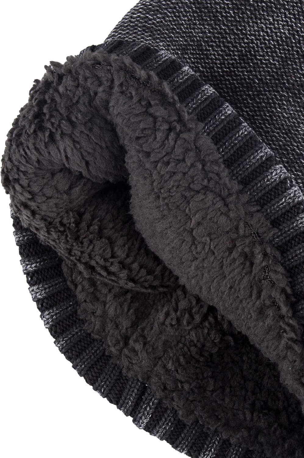 imageLevis Unisex Adult Knit Cuffed All Season Beanie HatWashed Black