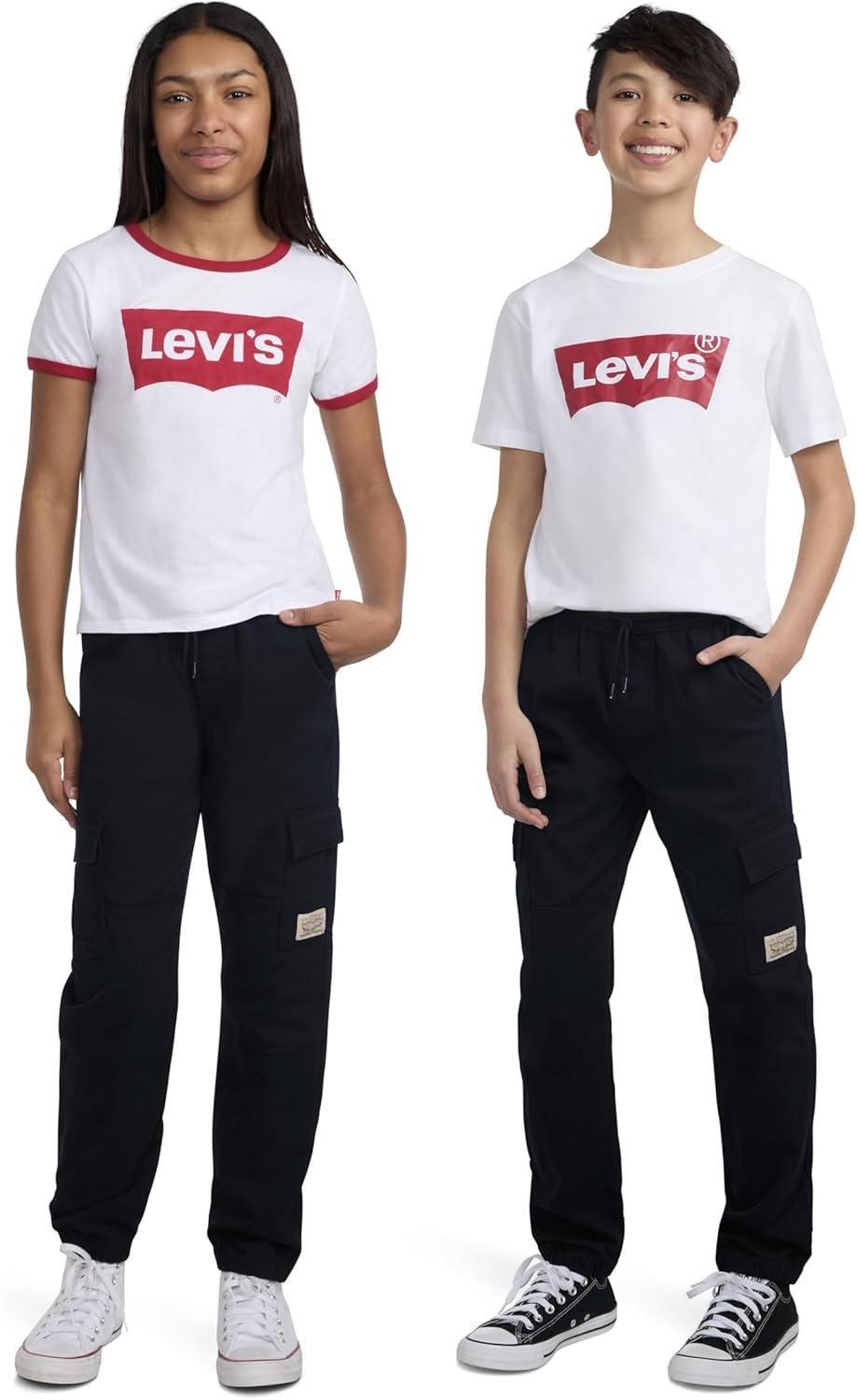 imageLevis UnisexKids Cargo Jogger PantsBlack