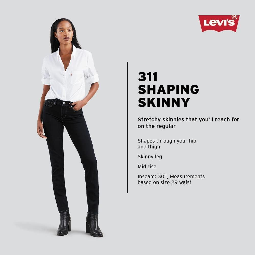 imageLevis Womens 311 Shaping Skinny Jeans Standard and PlusBloom Black