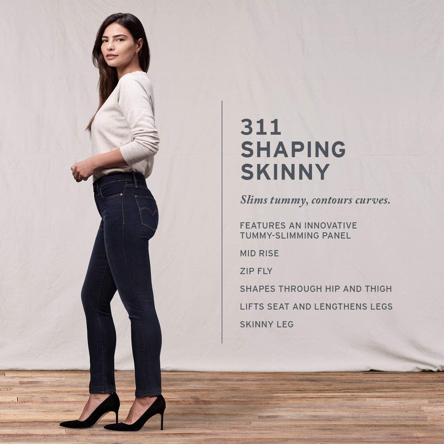 imageLevis Womens 311 Shaping Skinny Jeans Standard and PlusNew Soft Black
