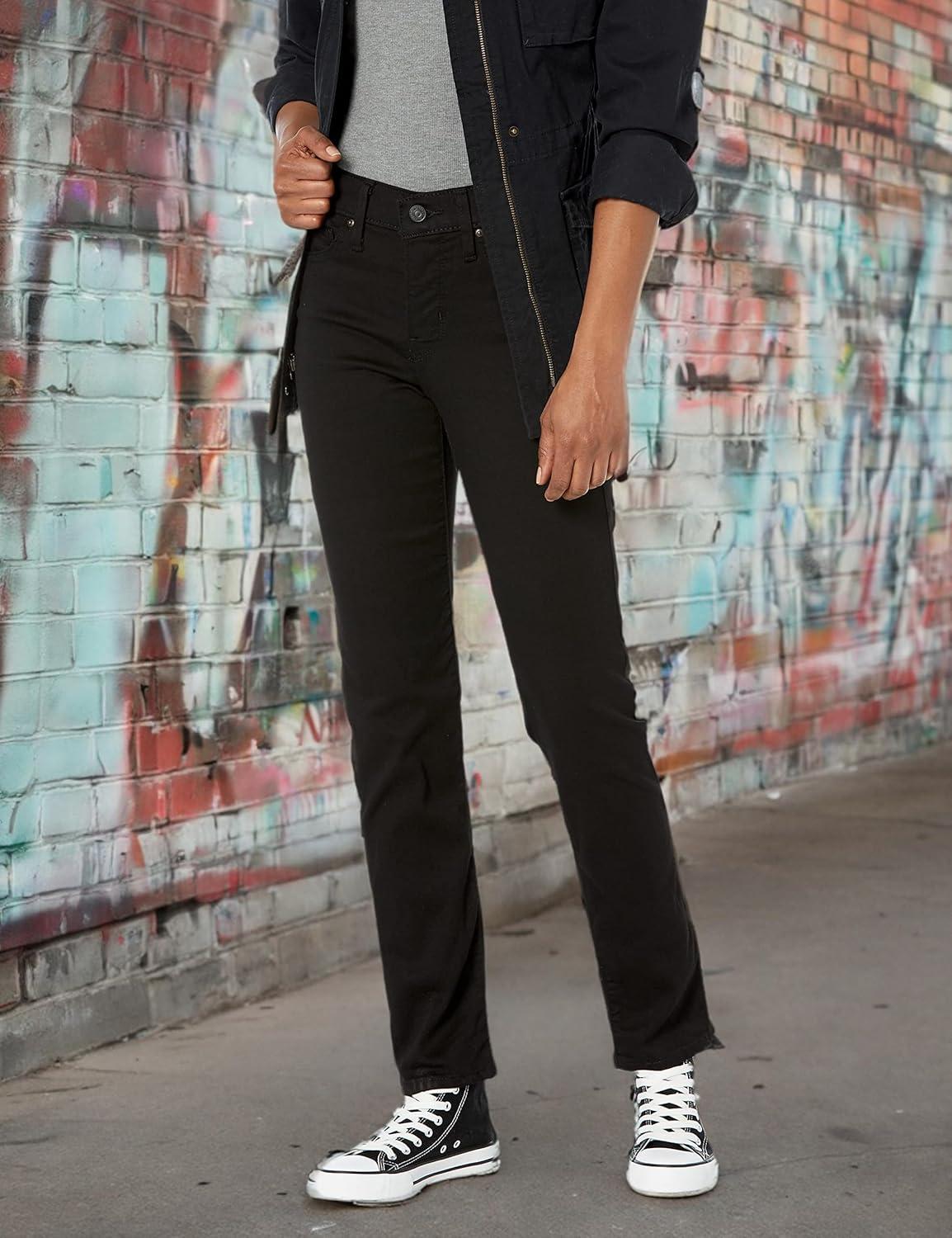 imageLevis Womens 312 Shaping Slim JeansSoft Black