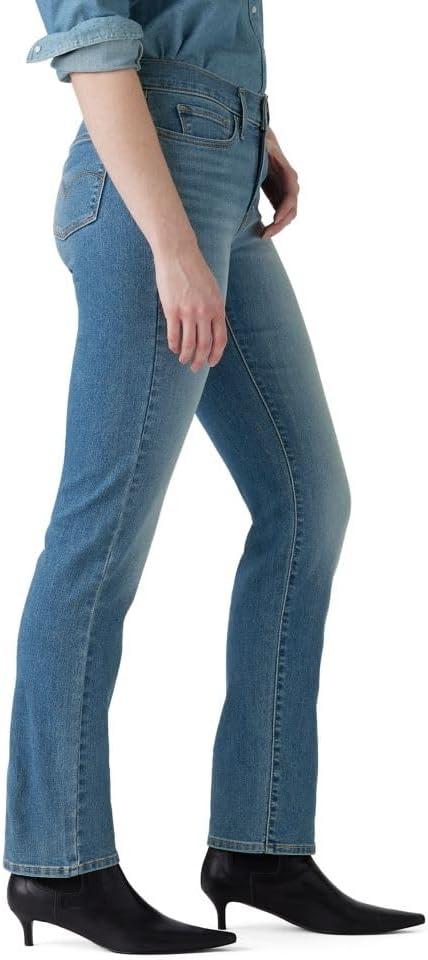 imageLevis Womens 314 Shaping Straight Jeans Also Available in PlusEternal Indigo Mid Stretch