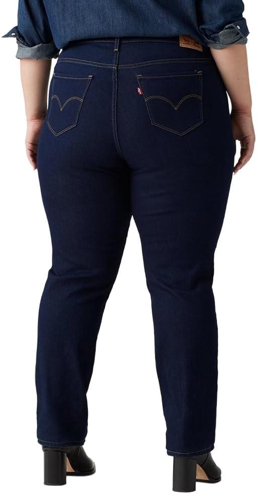 imageLevis Womens 314 Shaping Straight Jeans Also Available in PlusNew Darkest Sky Stretch