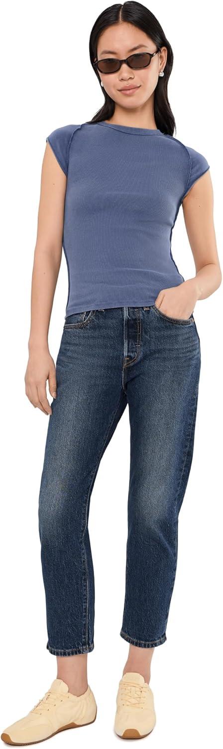 imageLevis Womens 501 Crop JeansNew Believe Not Shrinktofit Stretch