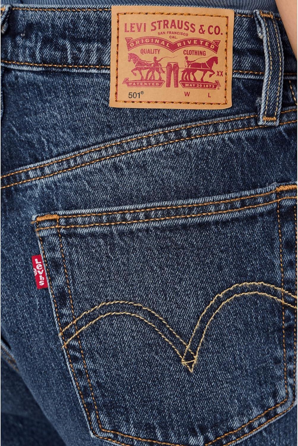 imageLevis Womens 501 Crop JeansNew Believe Not Shrinktofit Stretch