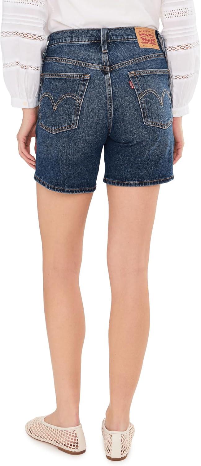imageLevis Womens 501 MidThigh ShortsNew Believe Not Shrinktofit Stretch