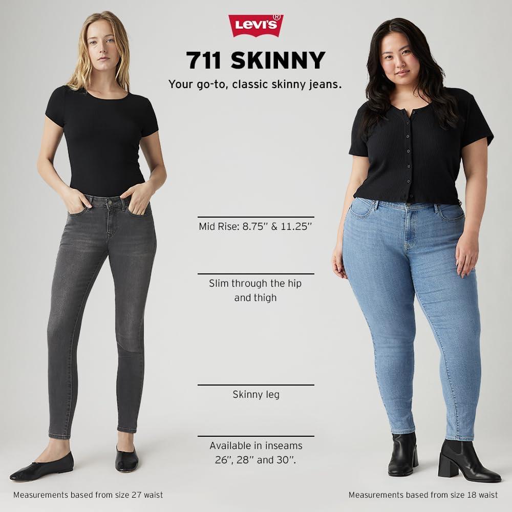 imageLevis Womens 711 Skinny Jeans Also Available in PlusEternal Indigo Light