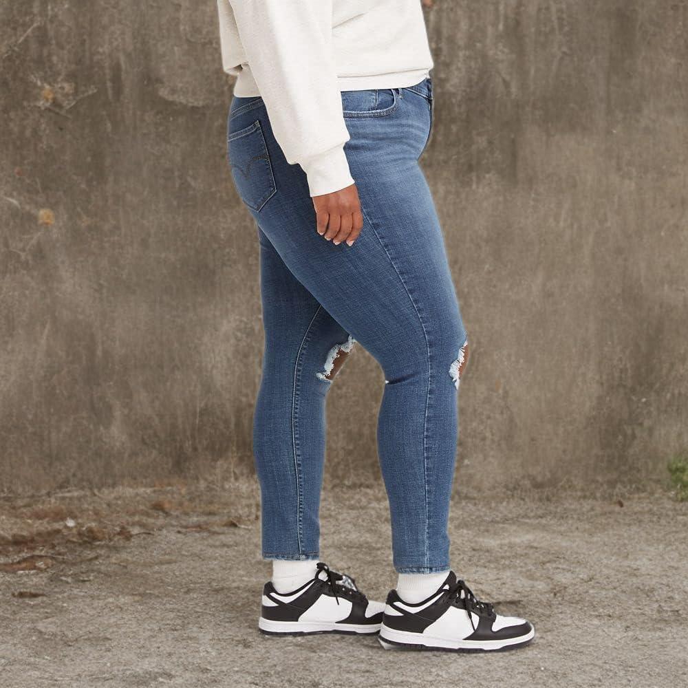 imageLevis Womens 711 Skinny Jeans Also Available in PlusLapis Decibel Medium Indigo