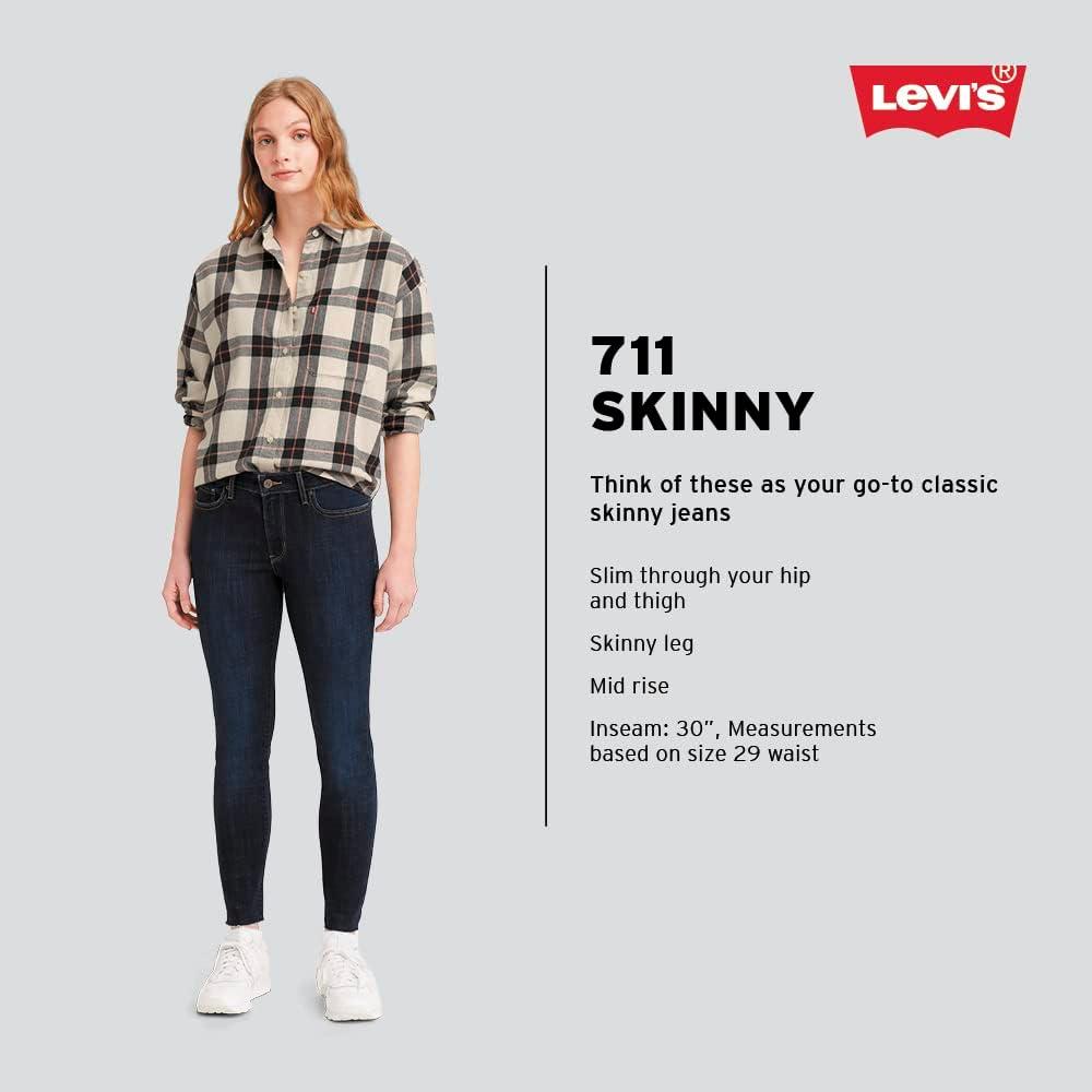 imageLevis Womens 711 Skinny Jeans Also Available in PlusLapis Joy Medium Indigo