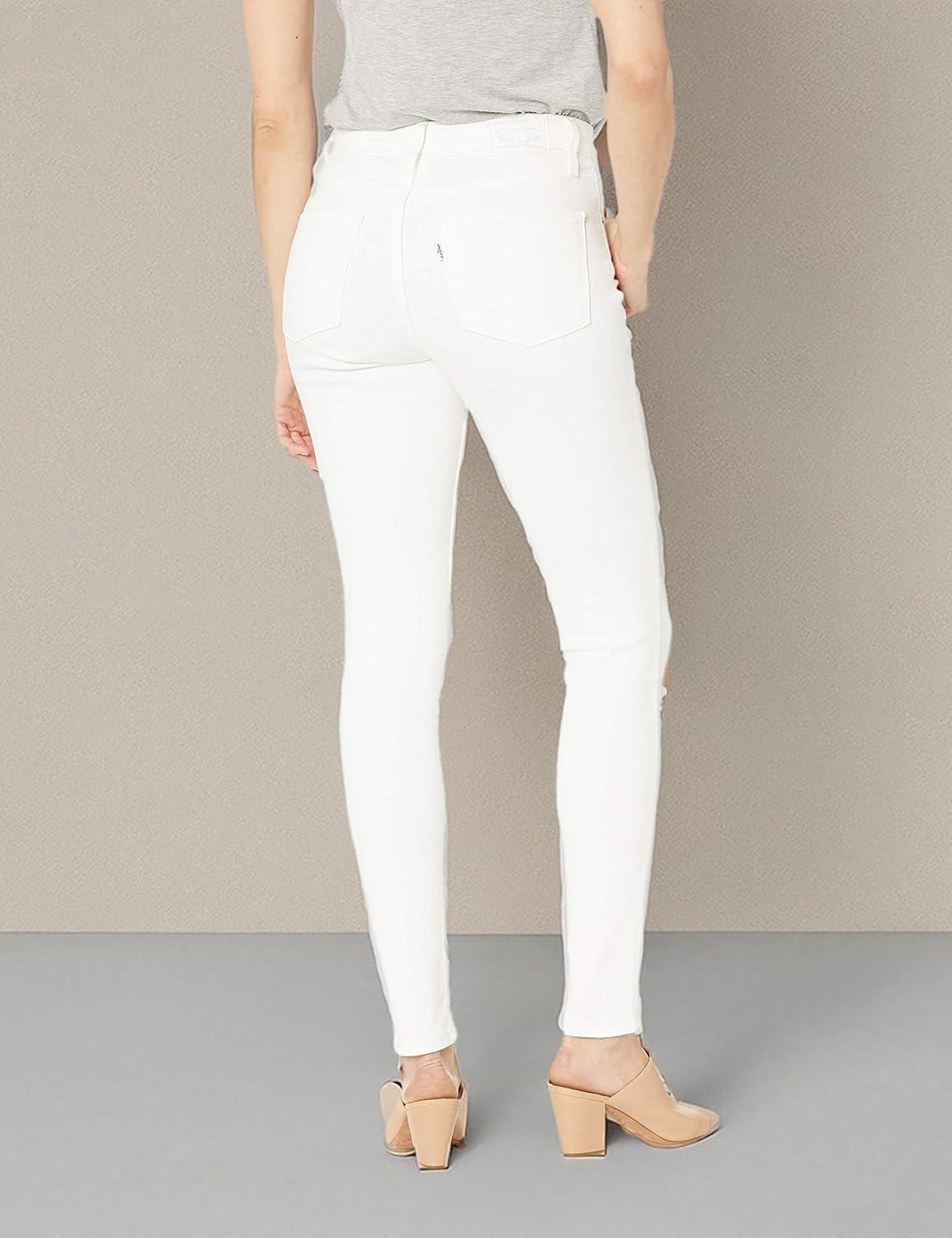 imageLevis Womens 721 High Rise Skinny JeansNew Soft Clean White