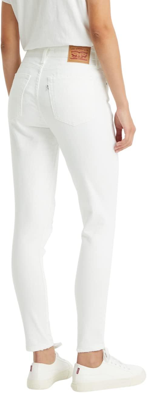 imageLevis Womens 721 High Rise Skinny JeansWhite Destructed