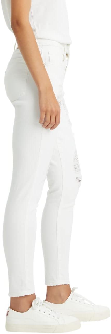 imageLevis Womens 721 High Rise Skinny JeansWhite Destructed