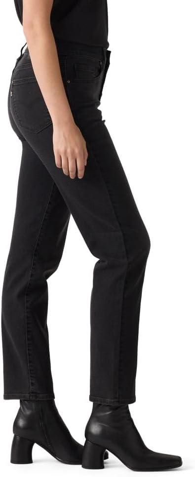 imageLevis Womens 724 Exp Rhinestone B FlyNostaligic Night Stretch