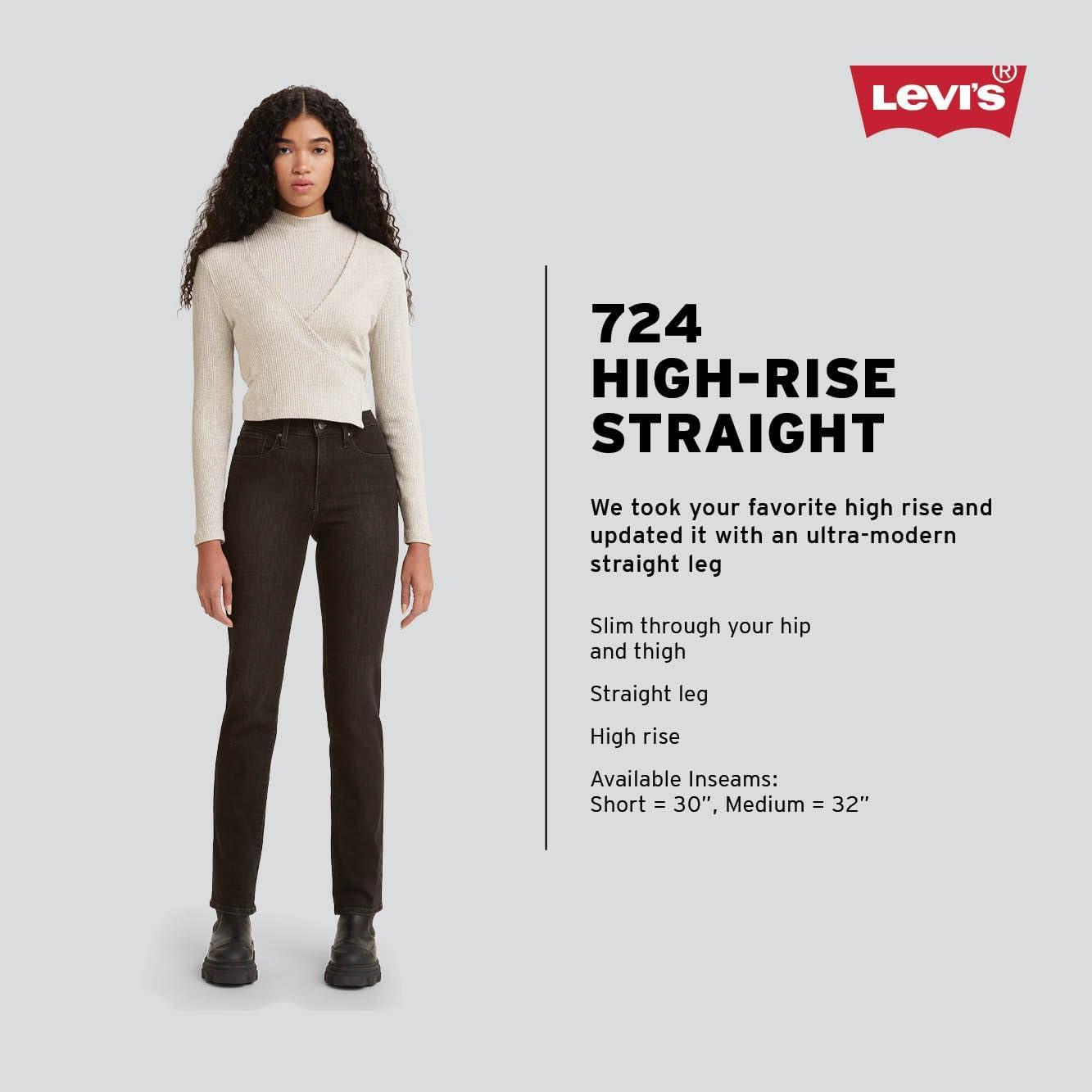 imageLevis Womens 724 High Rise Straight JeansBringing the Game
