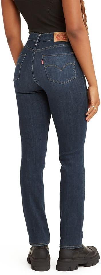 imageLevis Womens 724 High Rise Straight JeansCarbon Glow Dark Indigo