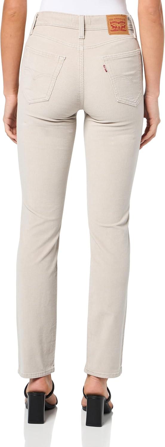 imageLevis Womens 724 High Rise Straight JeansChateau Gray Corduroy Stretch