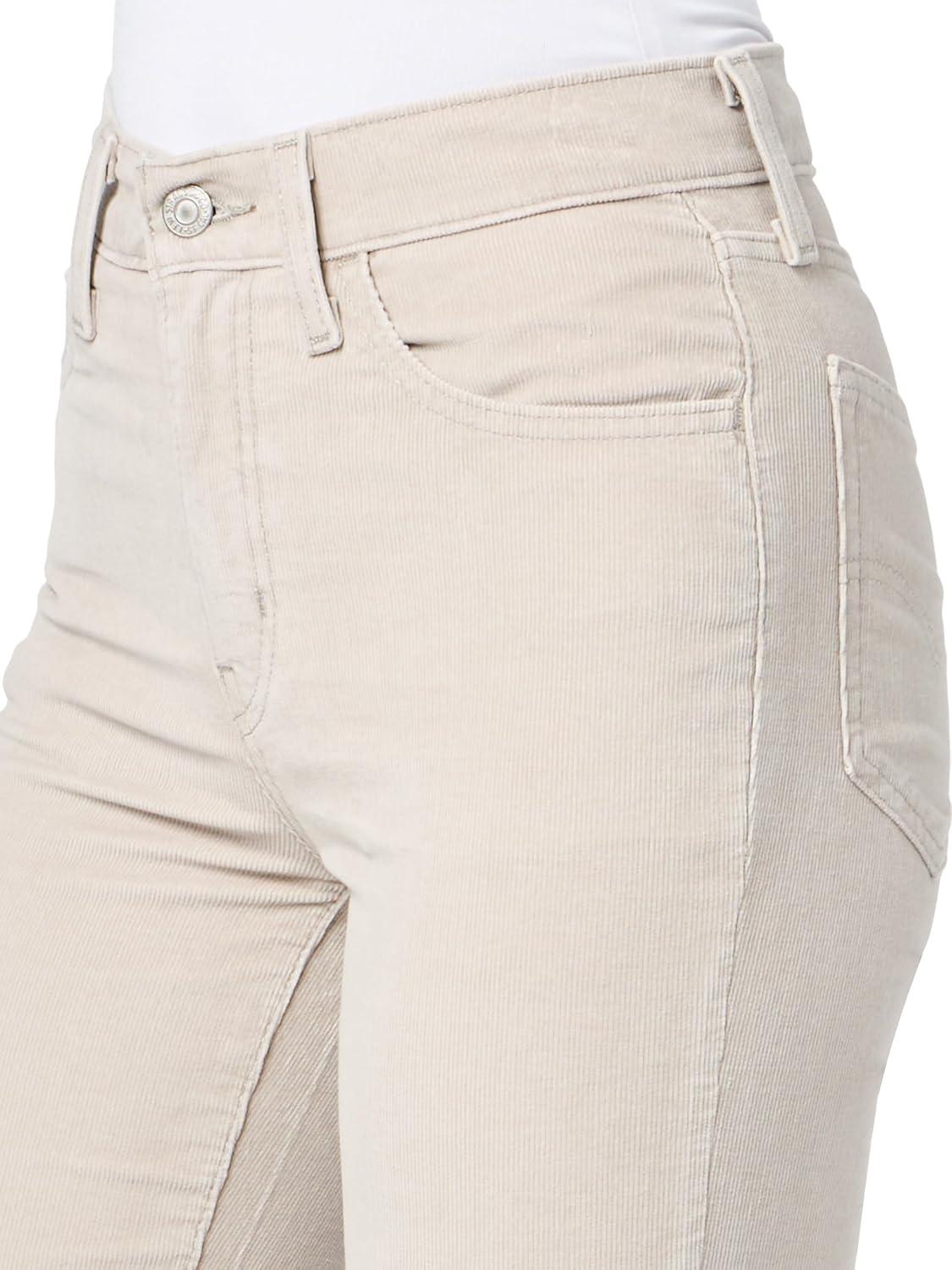 imageLevis Womens 724 High Rise Straight JeansChateau Gray Corduroy Stretch