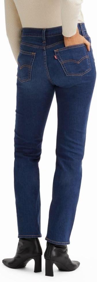 imageLevis Womens 724 High Rise Straight JeansChelsea Carbon Glow