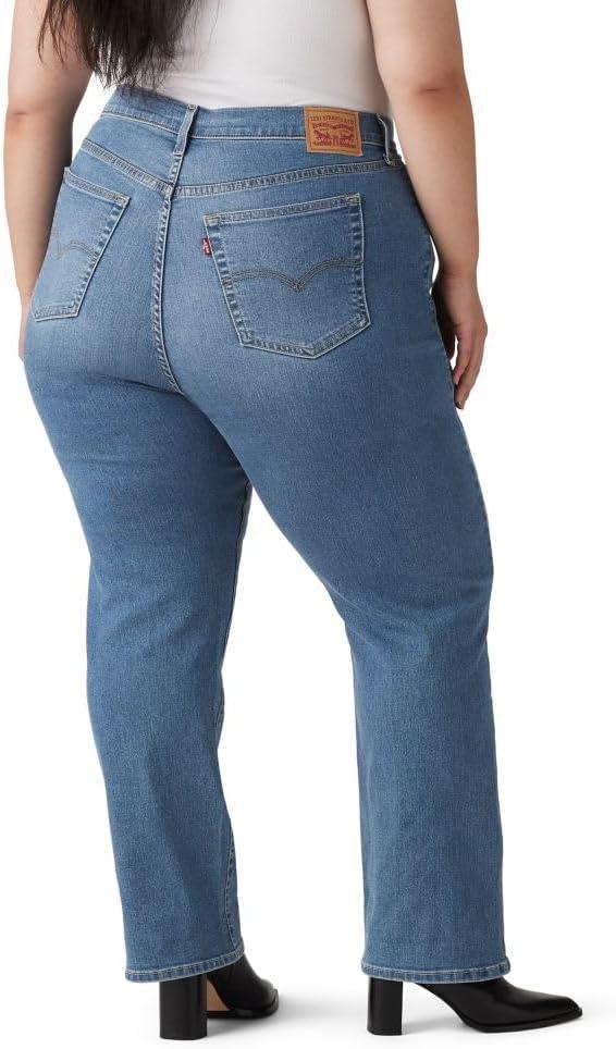 imageLevis Womens 724 High Rise Straight JeansEternal Indigo Mid