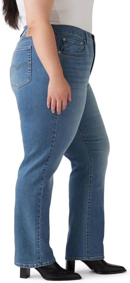 imageLevis Womens 724 High Rise Straight JeansEternal Indigo Mid