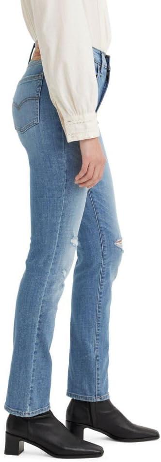 imageLevis Womens 724 High Rise Straight JeansNew Blue