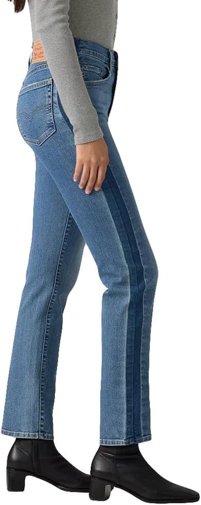 imageLevis Womens 724 High Rise Straight JeansNew By Her Side Stretch