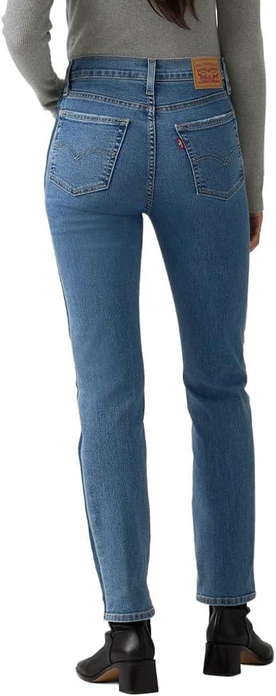 imageLevis Womens 724 High Rise Straight JeansNew By Her Side Stretch