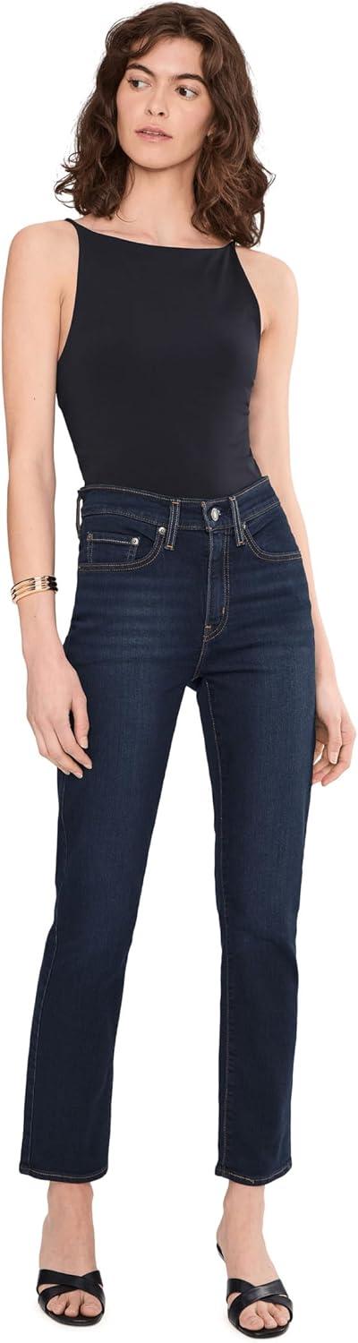 imageLevis Womens 724 High Rise Straight JeansNew Face Away Stretch