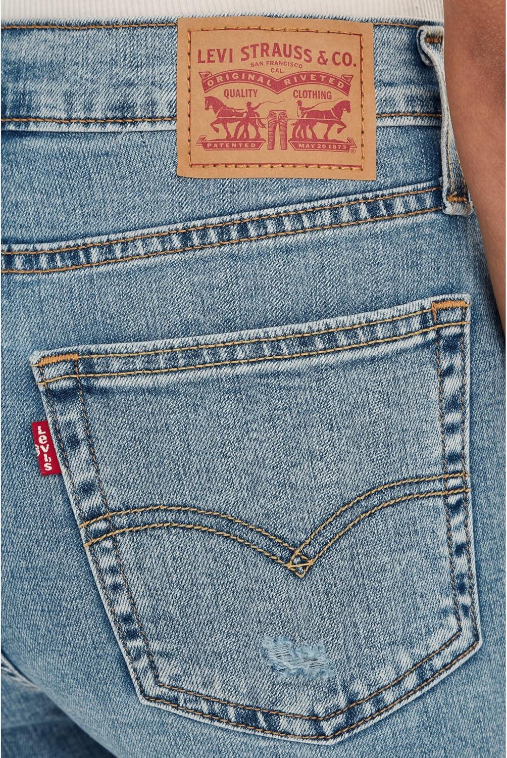 imageLevis Womens 724 High Rise Straight JeansNew Know the Difference Stretch