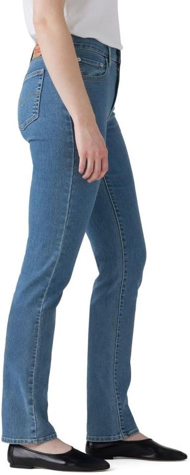 imageLevis Womens 724 High Rise Straight JeansRolling River Stretch