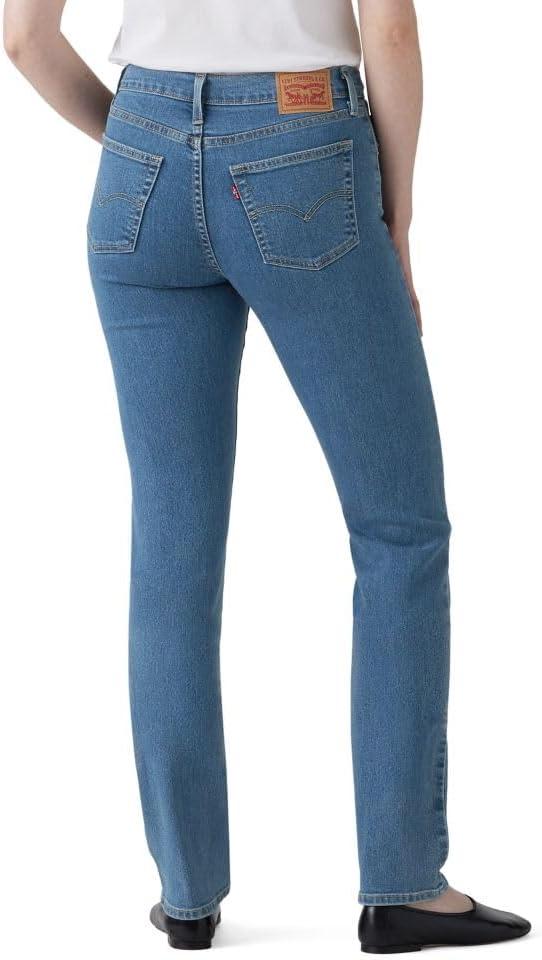 imageLevis Womens 724 High Rise Straight JeansRolling River Stretch