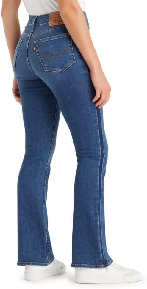 imageLevis Womens 725 High Rise Bootcut Jeans Also Available in PlusNew Ethereal Ecru Slit Short