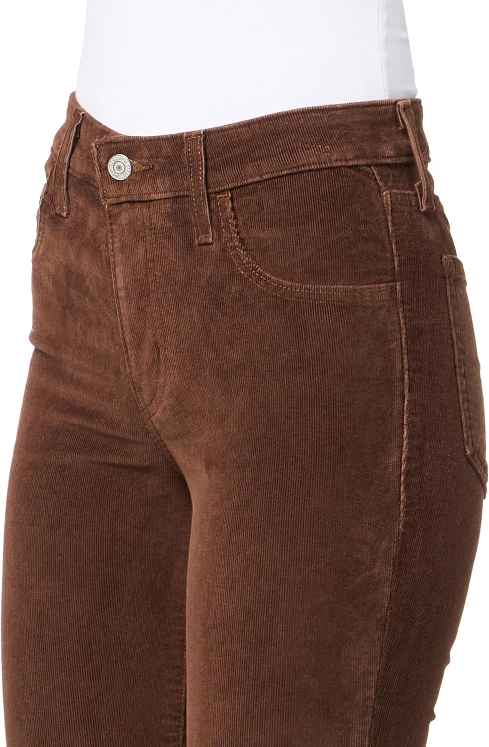 imageLevis Womens 726 High Rise Flare Jeans Also Available in PlusFondue Fudge Corduroy Stretch