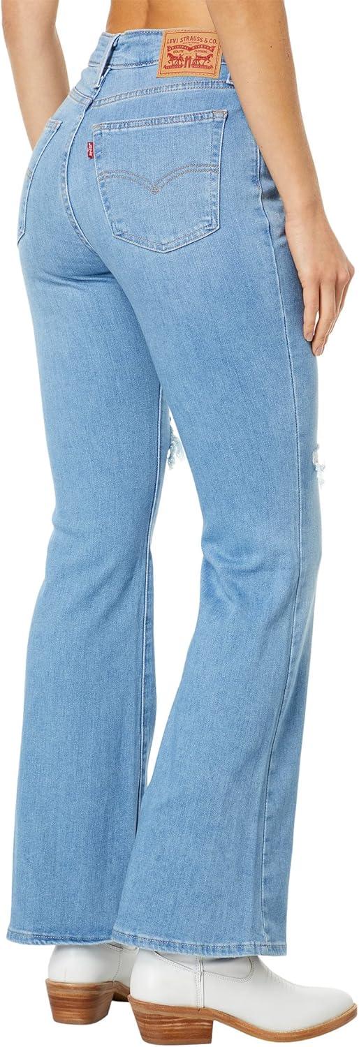 imageLevis Womens 726 High Rise Flare Jeans Also Available in PlusLight Indigo Destructed