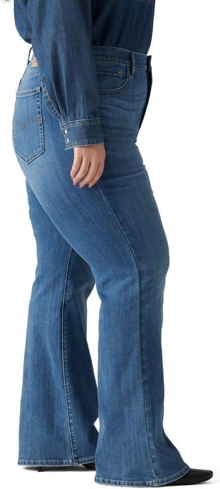 imageLevis Womens 726 High Rise Flare Jeans Also Available in PlusMedium Indigo Worn in