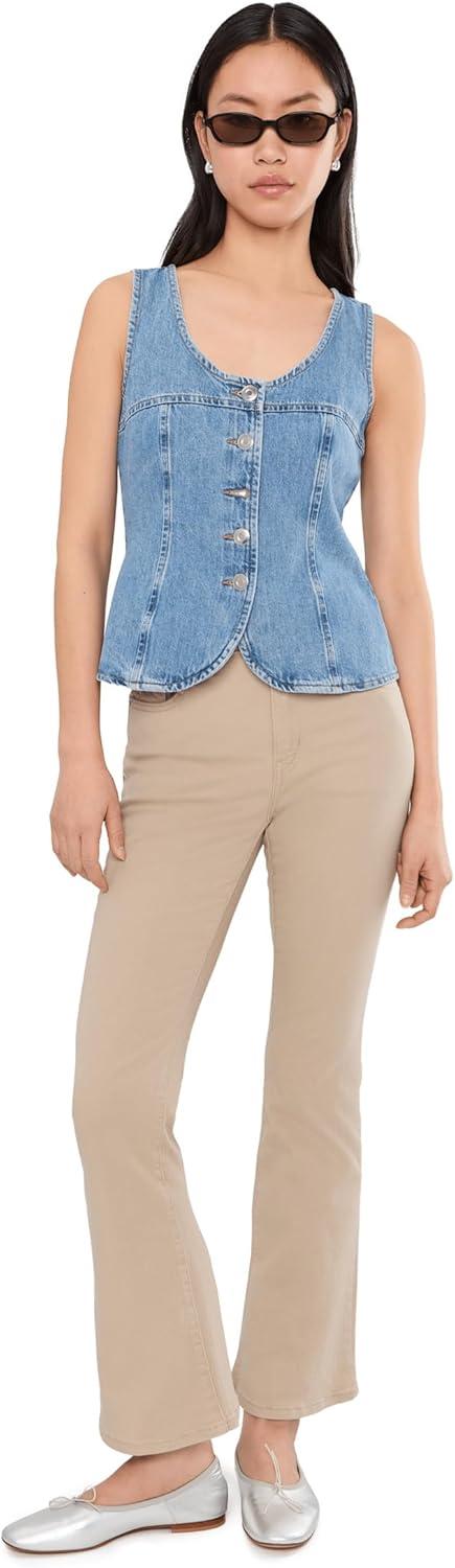 imageLevis Womens 726 High Rise Flare Jeans Also Available in PlusNew White Pepper Stretch