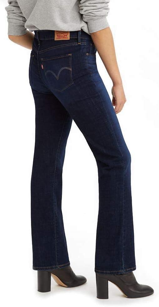 imageLevis Womens Classic Bootcut JeansCobalt Distress Dark Indigo
