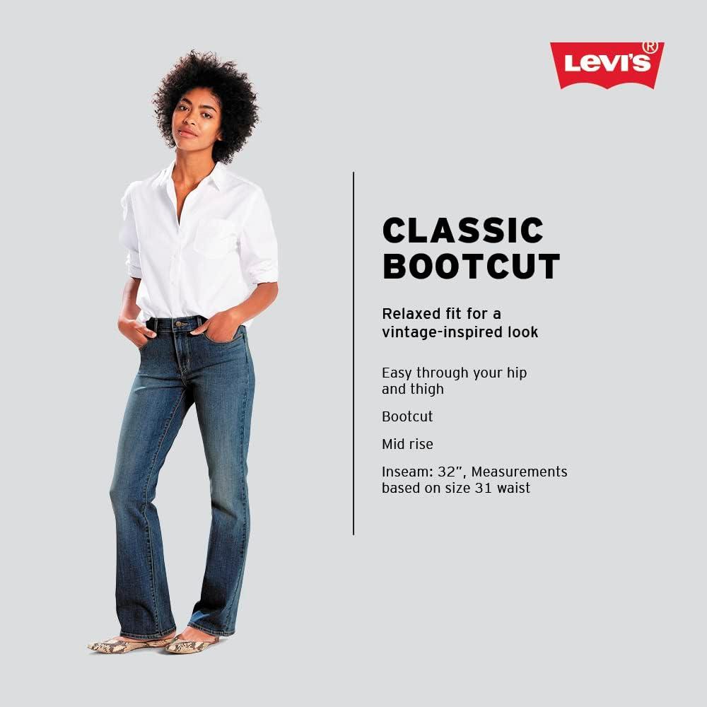 imageLevis Womens Classic Bootcut JeansLapis Sense Light Indigo
