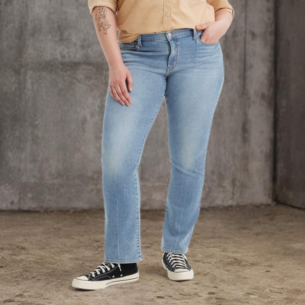 imageLevis Womens Classic Bootcut JeansNew Rare Form No Knee Destructed