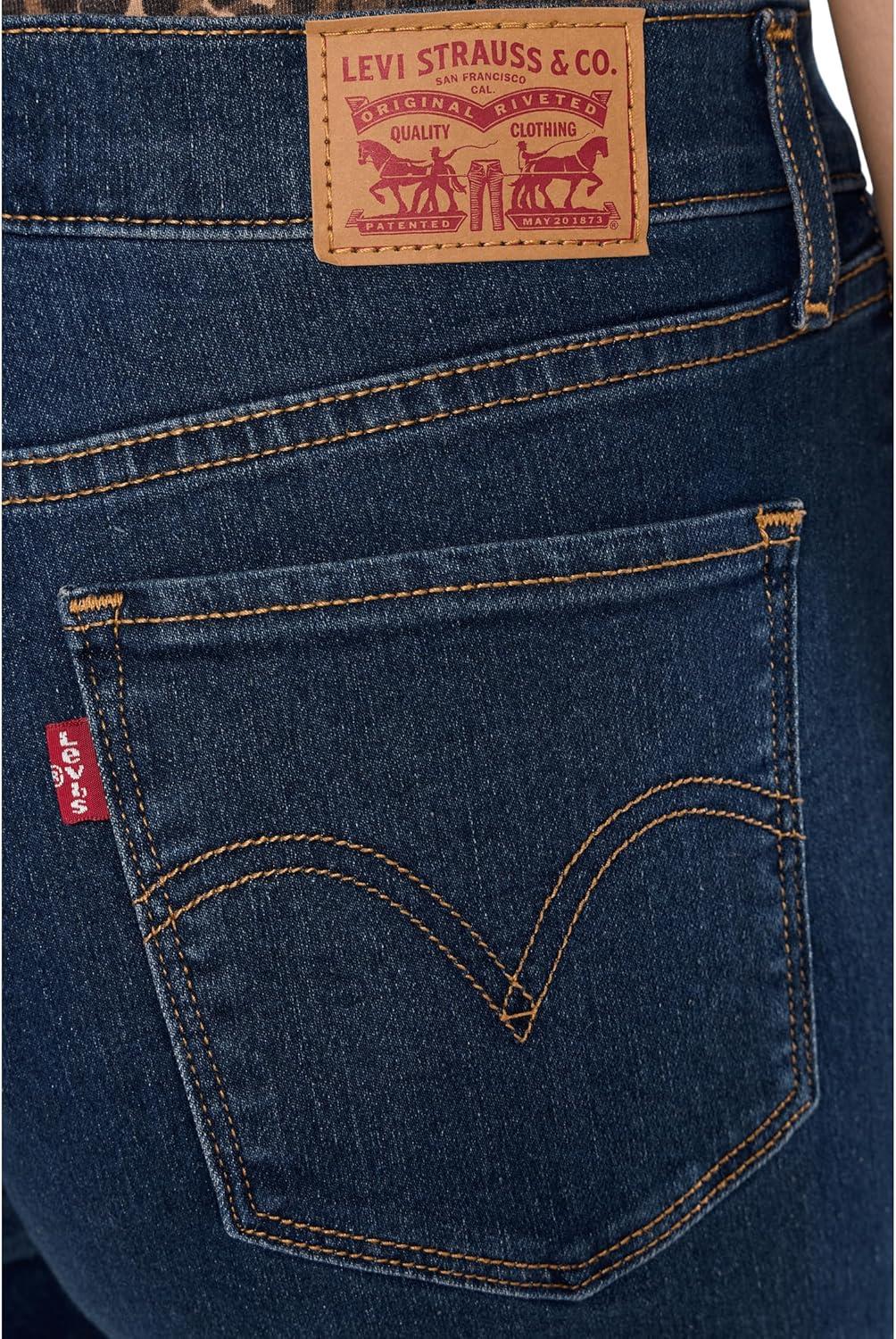 imageLevis Womens Classic Straight Ankle JeansNew Second Guess Stretch