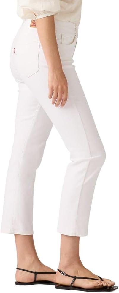 imageLevis Womens Classic Straight Ankle JeansNew Simply White Stretch