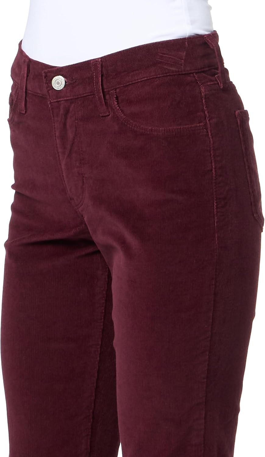 imageLevis Womens Classic Straight Jeans Also Available in PlusMerlot Corduroy Stretch