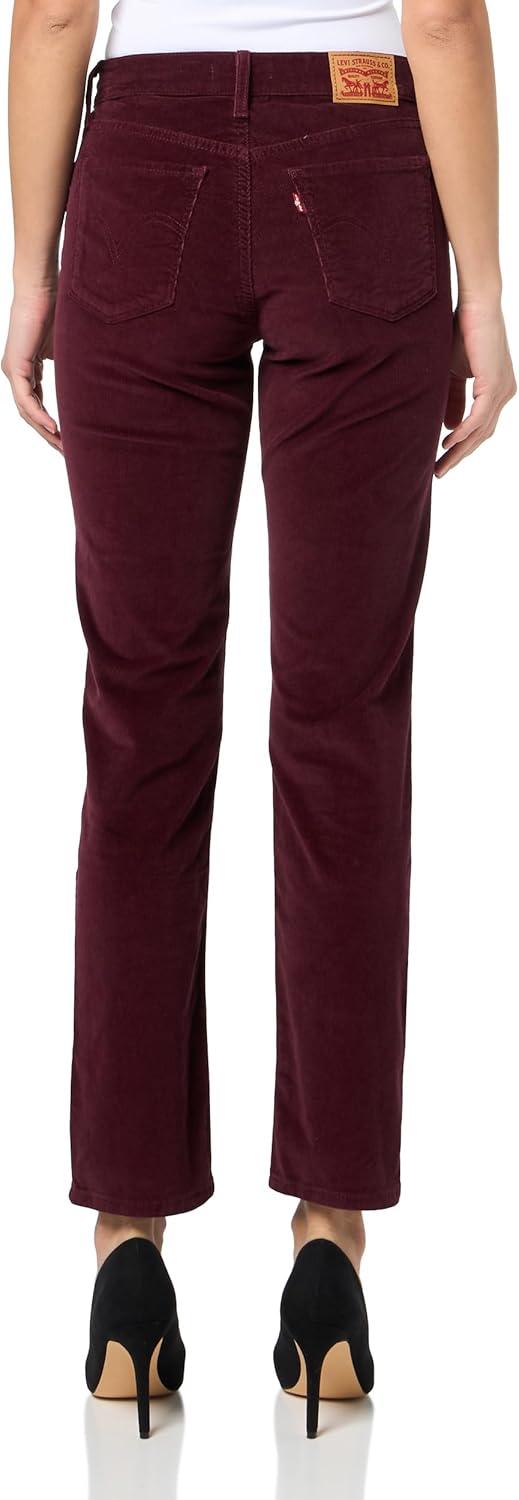 imageLevis Womens Classic Straight Jeans Also Available in PlusMerlot Corduroy Stretch