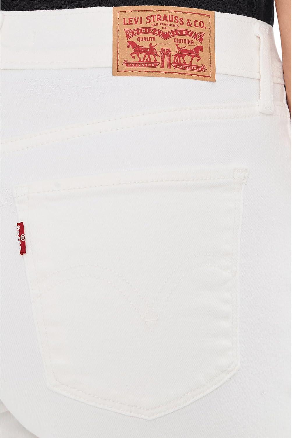 imageLevis Womens Classic Straight Jeans Also Available in PlusNew Simply White