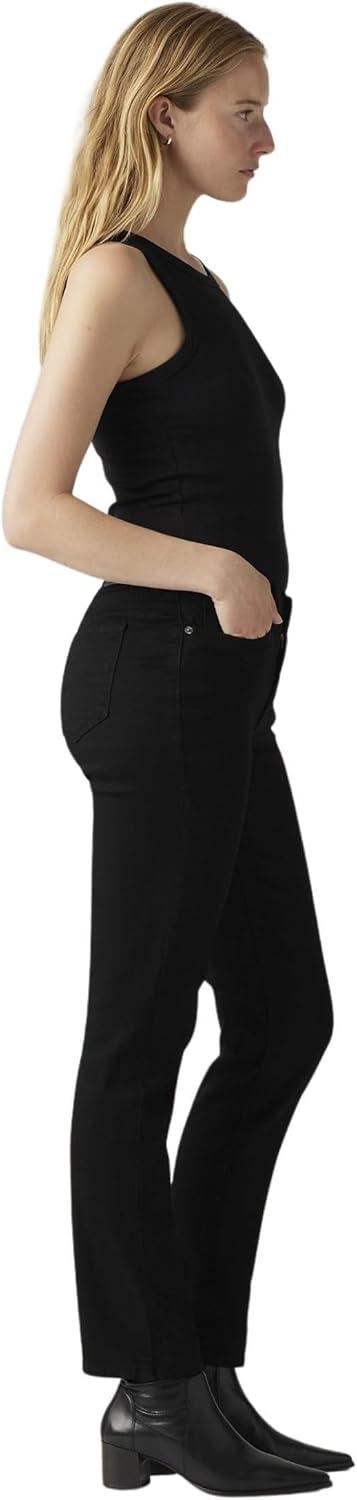 imageLevis Womens Classic Straight Jeans Also Available in PlusNew Soft Black