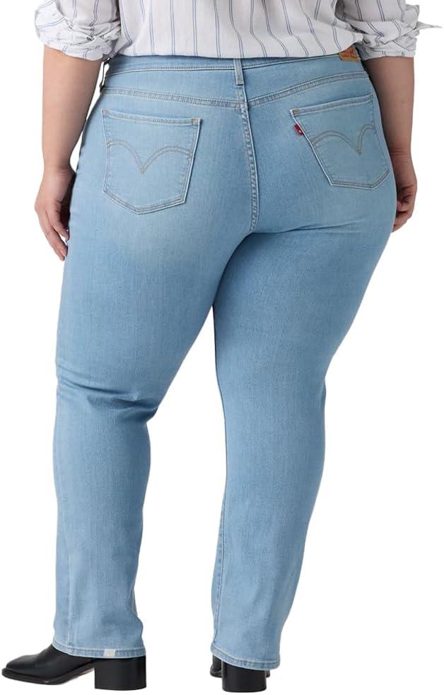 imageLevis Womens Classic Straight Jeans Also Available in PlusNew Up and Away Stretch