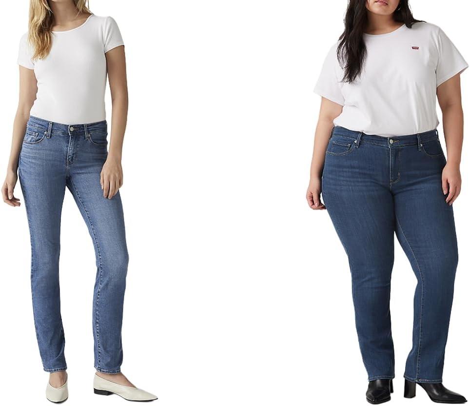 imageLevis Womens Classic Straight Jeans Also Available in PlusNew Up and Away Stretch